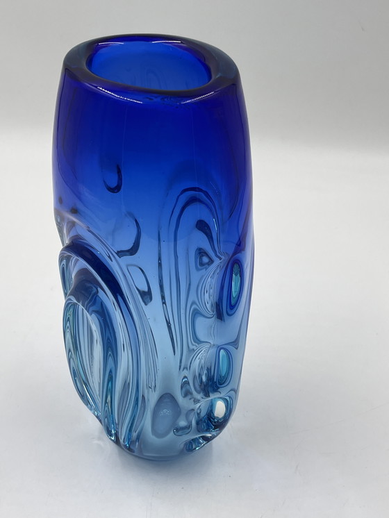 Image 1 of Vase Bleu de Murano