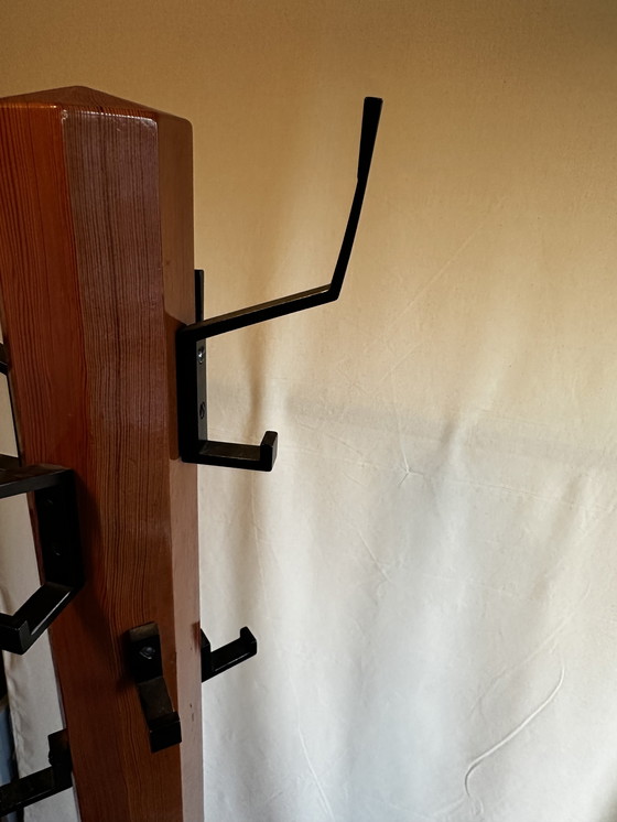 Image 1 of Schwedischer Garderobenständer der Moderne aus Kiefernholz, 1960