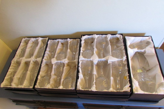 Image 1 of Servizio di bicchieri in cristallo, 37 pezzi, modello: Gérard