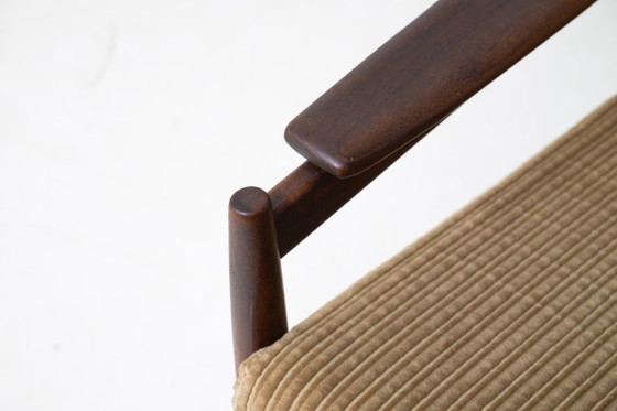 Danish lounge chair in teak and corduroy, 1960s – Armchairs, Textile (photo 11 of 12)