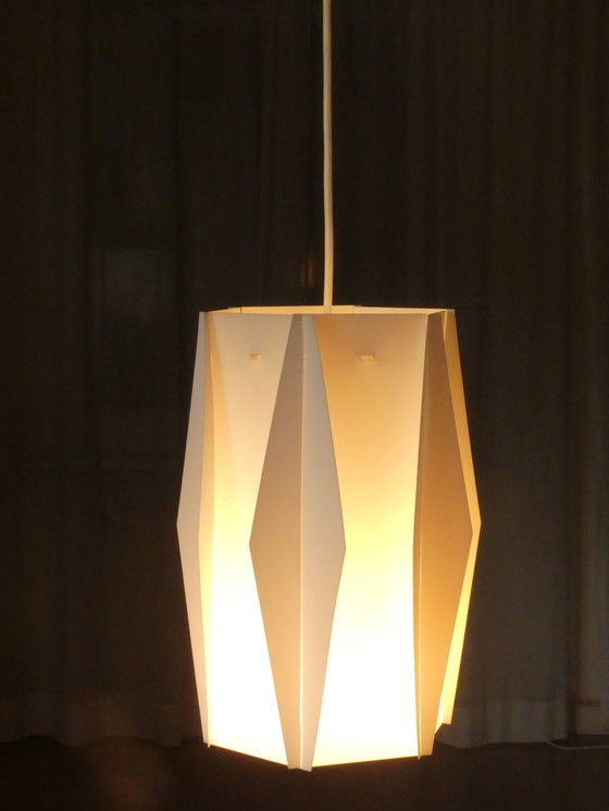 Image 1 of Plafondlamp Lars Eiler Schiøler voor Hoyrup kunststof UK1aeb
