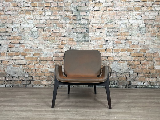 Poltrona Frau Jockey – Cognac | Poltrona Frau Style Center – Armchairs, Leather, Wood (photo 2 of 16)