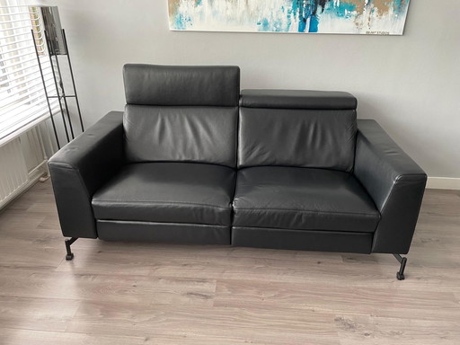 Elektrisches Entspannungssofa aus Leder mit 2,5 Sitzen, ausgezeichneter Zustand