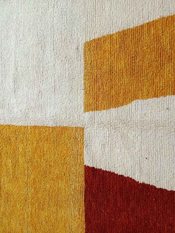 Image 1 of Marokkaans wollen tapijt – Uniek ontwerp & handgemaakt 200cmx200cm