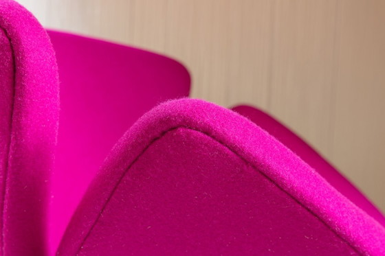 Originele Vintage Artifort Orange Slice Gerestaureerd En Gestoffeerd In Kvadrat Divina – Fauteuils, Metal (photo 5 of 5)