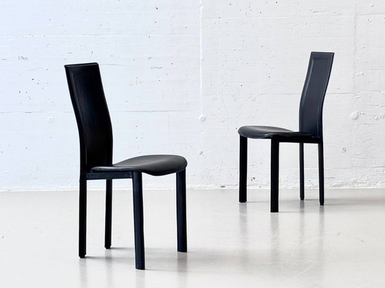 Image 1 of Set of 4 Alice dining chairs by Cattelan Italia, Italy, 1980s