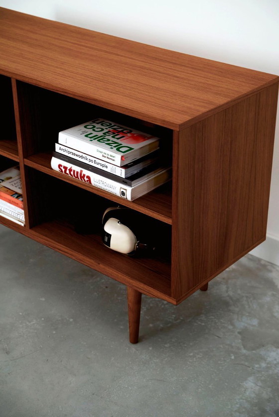 Image 1 of Libreria in rovere tinto teak - R01