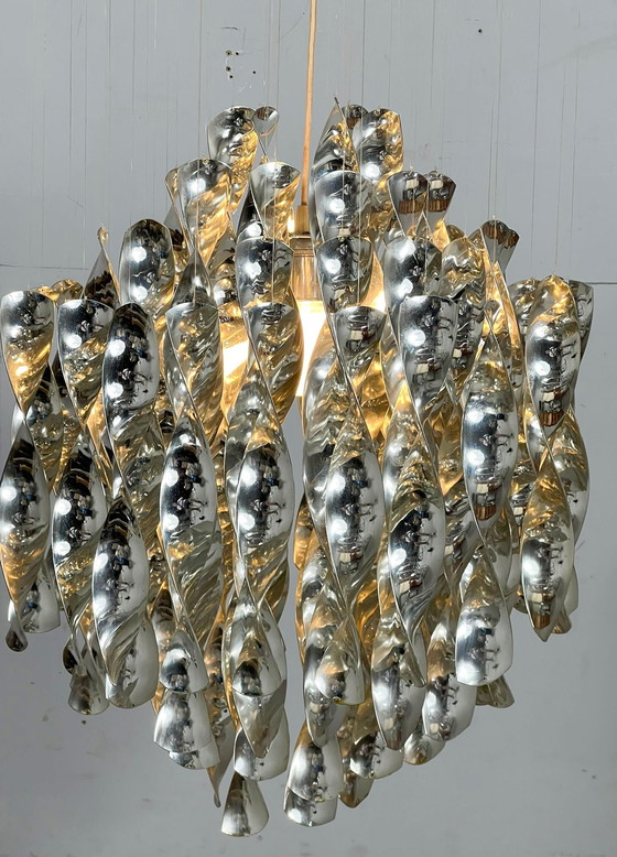 Image 1 of Lampada da soffitto a spirale di Verner Panton per Lüber AG, modello SP1, Germania, anni '70.