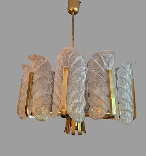 Lámpara colgante Kalmar Acanthus de 10 hojas – kroonluchters, Glass, Brass (photo 2 of 6)