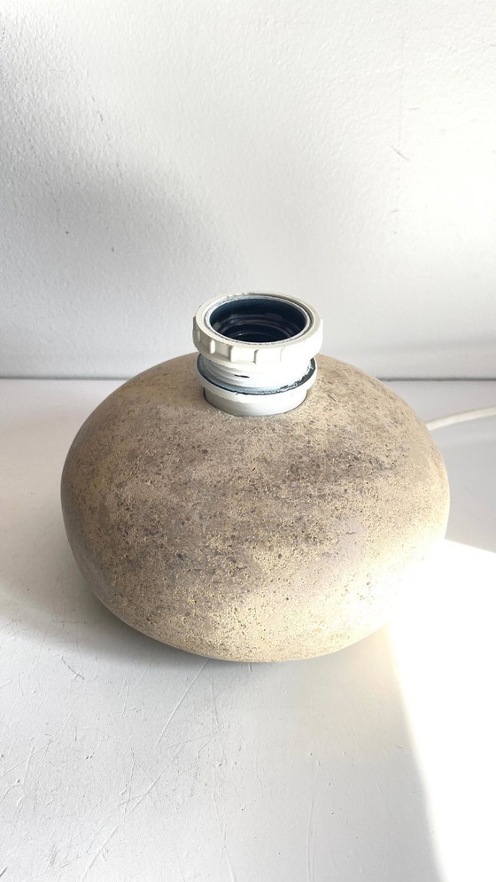 Image 1 of LAMPE Galet en PIERRE Naturelle VINTAGE