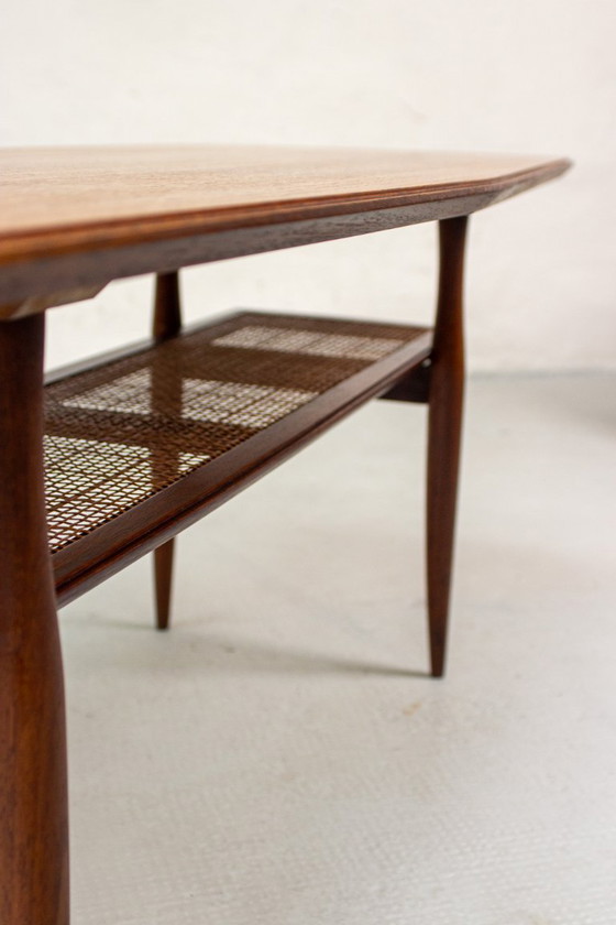 Image 1 of Vintage teak coffee table Danish Mid Century 60s