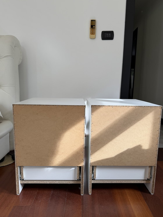 Image 1 of Ikea Brimnes witte nachtkastjes (2x)