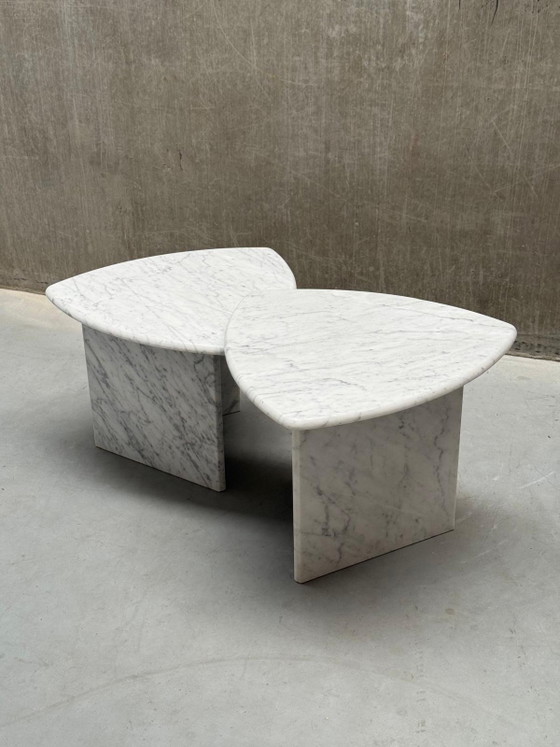 Image 1 of Vintage Carrara marmeren mimiset - salontafels
