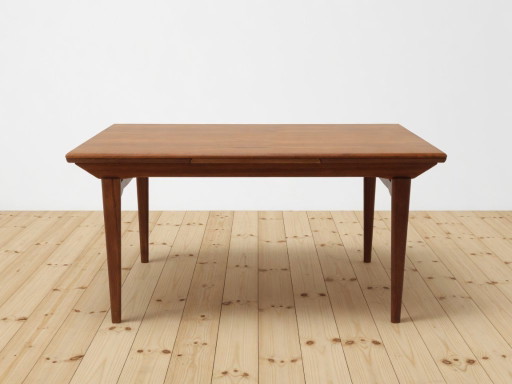 Deense teakhouten eettafel uit de jaren 60 van Ærthøj Jensen + Mølholm, jaren 60.