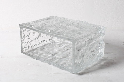 Vintage Sklo Union Glass Jardinière Vase Moravia / Vladislav Urban / 1968