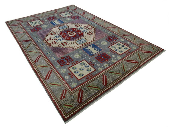 Image 1 of Kazak - 300 x 205 cm - Handgeknoopt vloerkleed