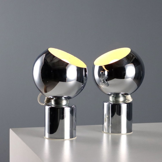 Image 1 of Dos lámparas de mesa Reggiani de la década de 1970