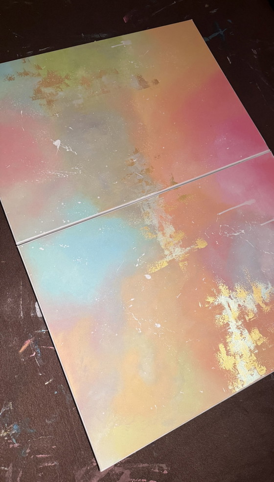 Tableau en deux panneaux 70x50 cm – Peintures et dessins, Canvas (photo 5 of 7)