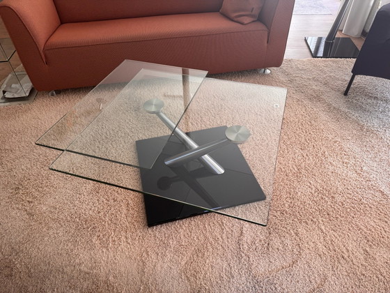 Naos Italy design Table basse – Tables basses, Verre, polished steel (photo 6 of 10)