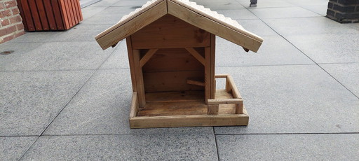 Wooden birdhouse