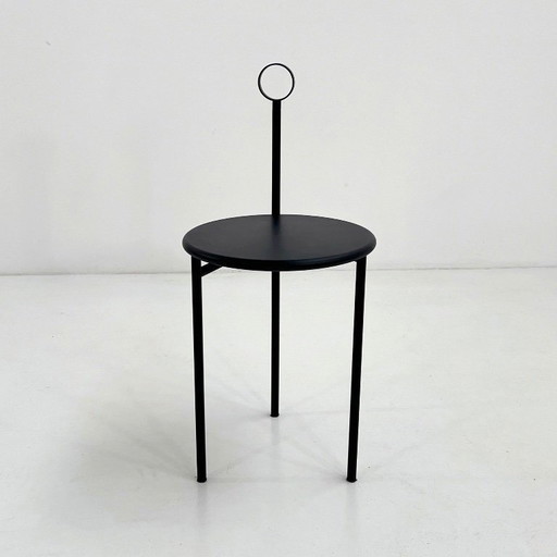 Chaise Mickville noire de Philippe Starck pour Driade, 1985