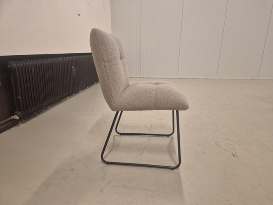 Image 1 of 2x Showroom Outlet - Eetkamerstoelen Dante - Teddy - Nieuw