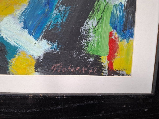Abstract painting 70s
