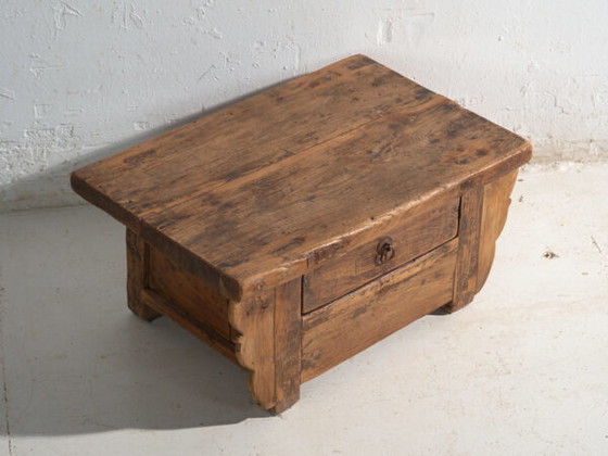 Antique low table in elm wood – China, circa 1930 – Coffee tables (photo 12 of 40)