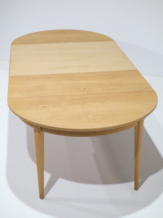 Extendable Dining table Omann Jun 55 oak vintage Danish, Wood, Brown, Mid Century Modern (photo 15 of 15)