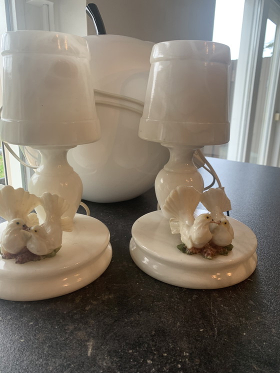 Image 1 of 2 tafellampen 