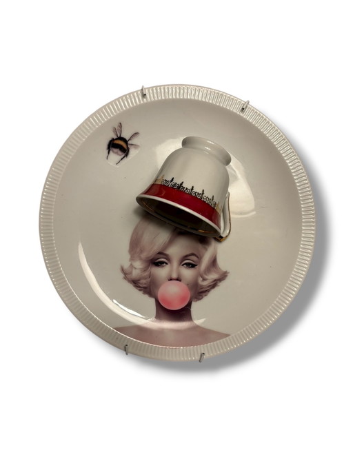 Vintage Wandbord Marilyn Kopje