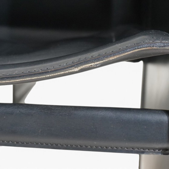 Chaises de salle à manger Arrben Solaria en cuir, lot de 4 par Tito Agnoli, 1970 – Leather (photo 7 of 19)