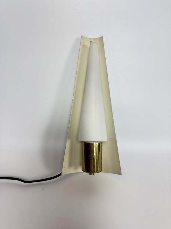 Image 1 of Abat-jour en forme de bougie et douille en laiton, petit accessoire