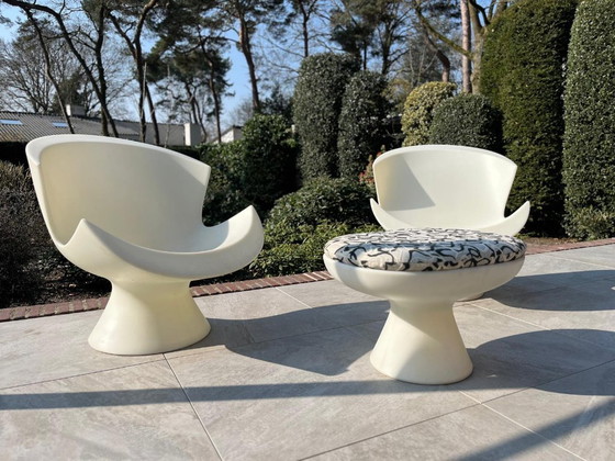 Image 1 of Ensemble complet de fauteuils lounge Karim Rashid Kite pour Label, 2004