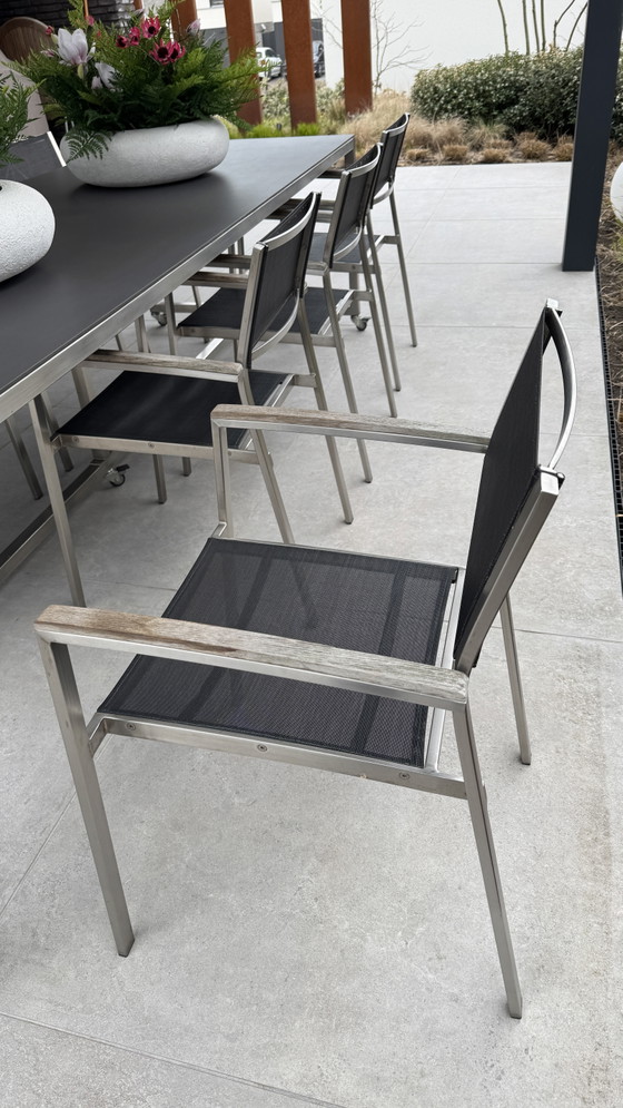 Image 1 of Table d'extérieur Valeur 300x100cm avec 8 chaises
