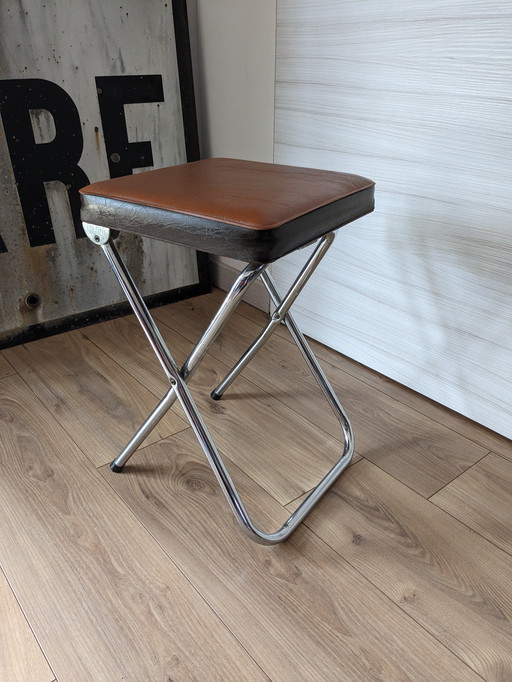 Tabouret Vintage Pliant