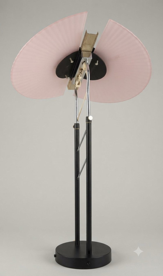 Postmoderne Kroonluchter Jaren '80 - Memphis Milano Stijl Design – Glass, Metal (photo 6 of 8)