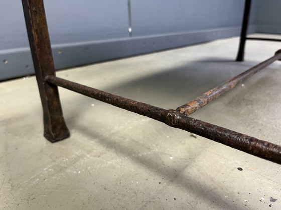 Image 1 of Mesa de centro española de hierro y azulejos, años 50