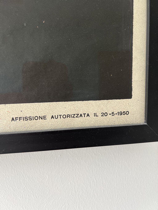 Vintage Campari Poster Leonetto Cappiello (1950) inkl. Rahmen