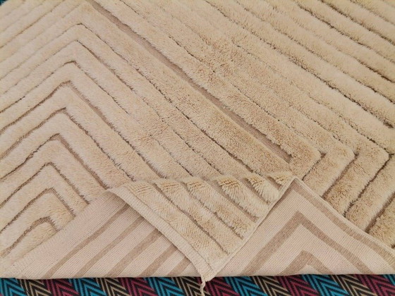 Image 1 of Autentico tappeto tradizionale in pura lana, tessuto a mano, 2/3 m
