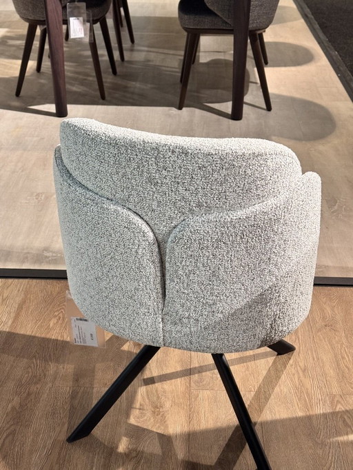 set di 4 sedie girevoli