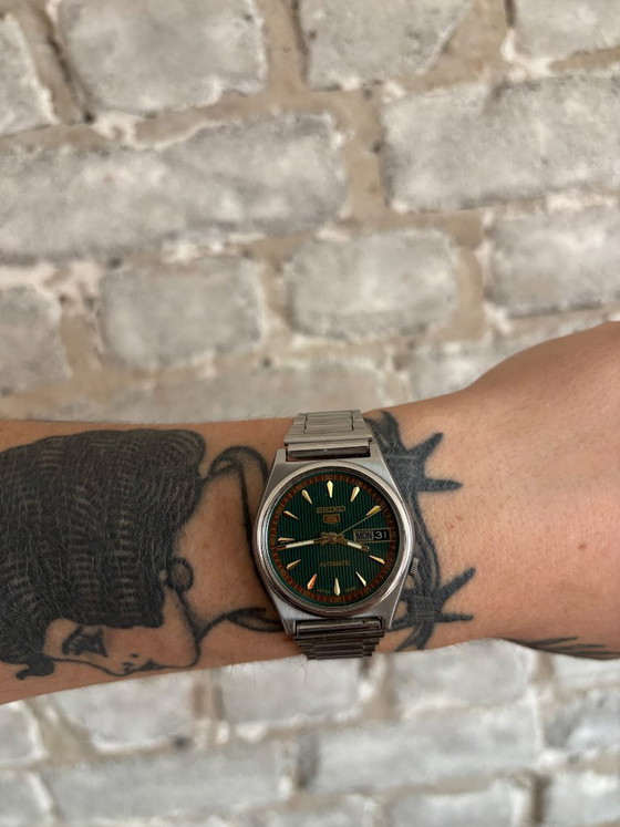 Image 1 of ✨ Montre-bracelet Seiko 5 Automatique Vintage | Comme neuve ✨