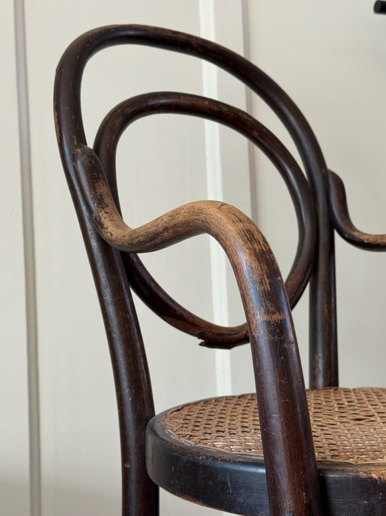 Seggiolone Thonet originale (1918 - 1939), Sgabelli, Legno, Marrone (foto 3 di 12)