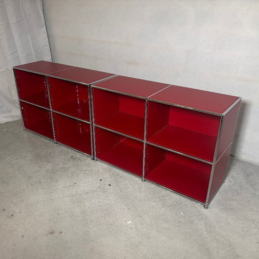 BOSSE Mobile basso modulare con ripiani aperti/credenza — Design tedesco
