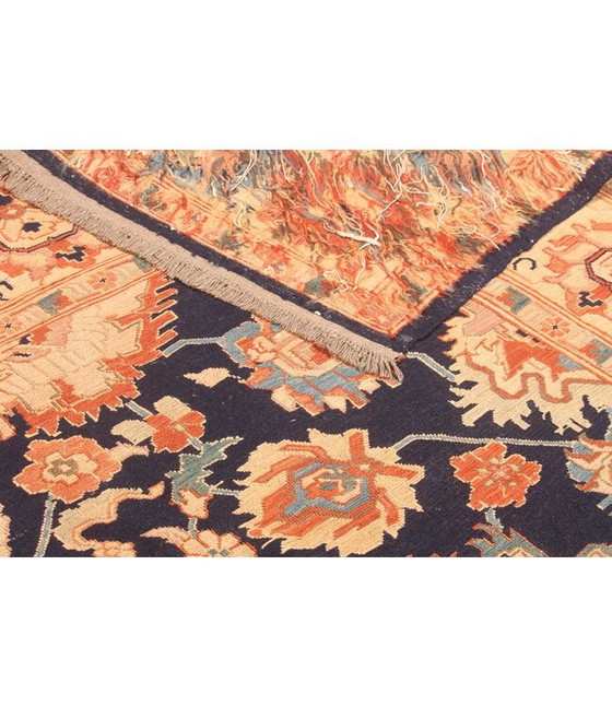Tapis kilim Sumak tissé à la main 357x273 cm, Laine, Beige (photo 6 sur 9)
