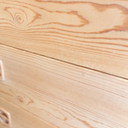 Vintage chest of drawers light wood