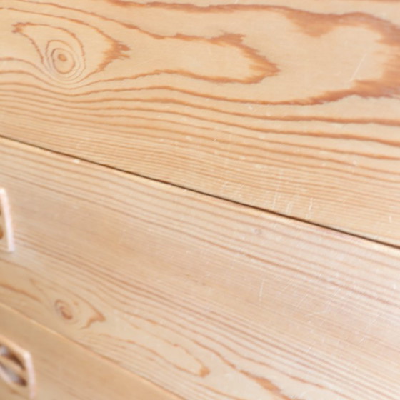 Image 1 of Vintage ladekast licht hout