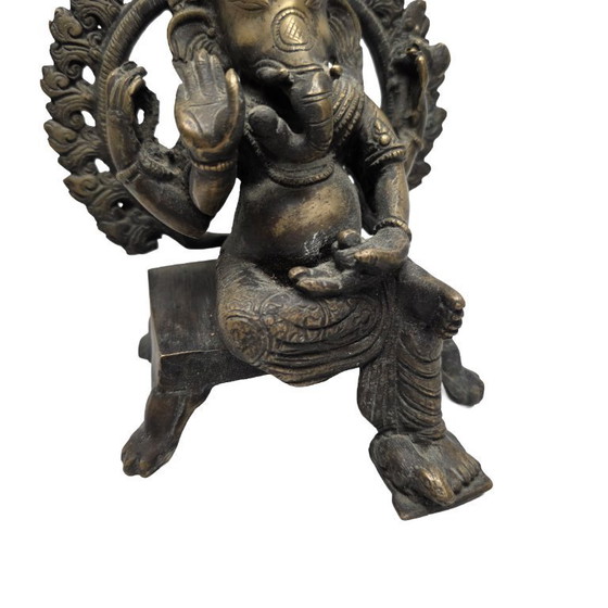 Image 1 of Statue de Ganesh en bronze vintage