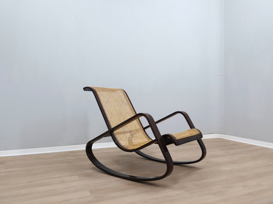 Image 1 of Vintage "Dondolo" Rocking Chair Luigi Crassevig 1970s
