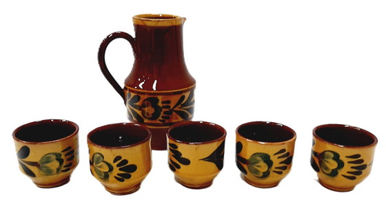 Image 1 of Vintage Ceramic Mulled Brandy Set